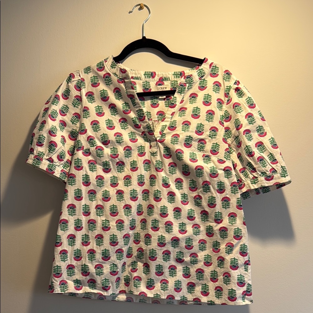 Colorful Patterned Blouse